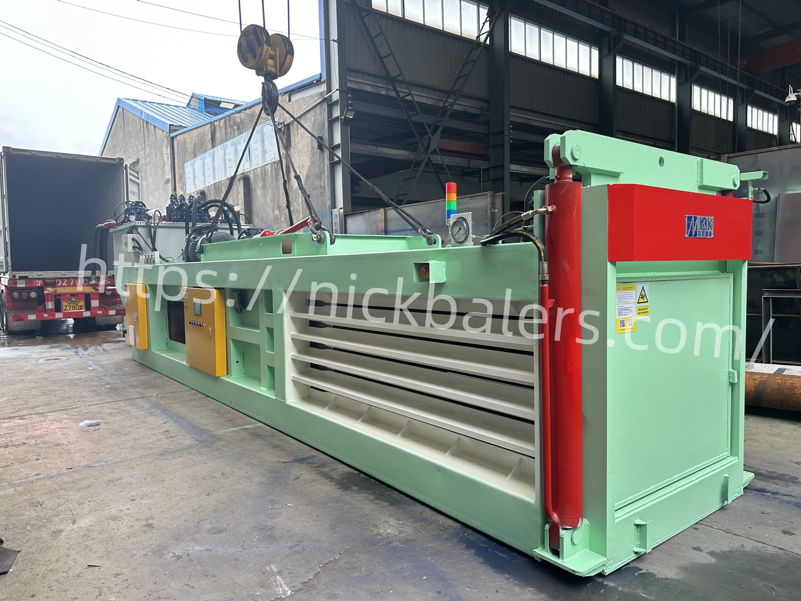Hydraulic System Of Vietnam Cardboard Baling Press Machine
